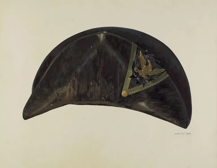 Framed Print : Military Chapeau, 1935 / 1942. Creator: James Vail Framed Print : Military Chapeau, 1935 / 1942. Creator: James Vail