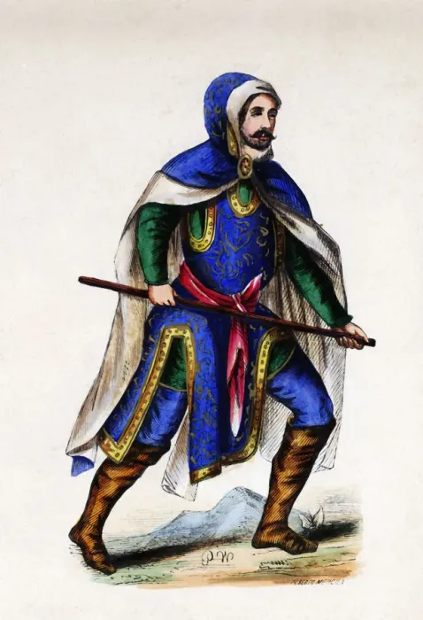 Framed Print : Military Costume of the Lower Rhine, sheet copied from the paintings in the gallery Framed Print : Military Costume of the Lower Rhine, sheet copied from the paintings in the gallery