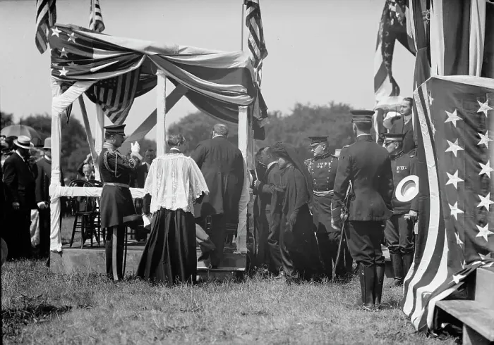 Framed Print : Military Field Mass By Holy Name Soc. of Roman Catholic Church, 1910. Creator: Harris & Ewing. Military Field Mass By Holy Name Soc. of Roman Catholic Church, 1910. Creator: Harris & Ewing Framed Print : Military Field Mass By Holy Name Soc. of Roman Catholic Church, 1910. Creator: Harris & Ewing. Military Field Mass By Holy Name Soc. of Roman Catholic Church, 1910. Creator: Harris & Ewing