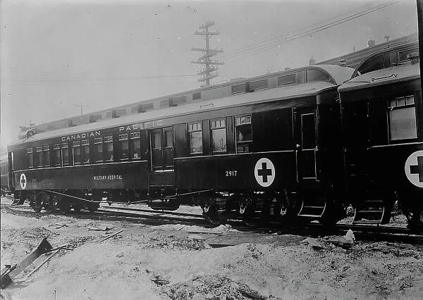 Military Hospital Car, C.P.R'Y., between c1915 and 1917. Creator: Bain News Service