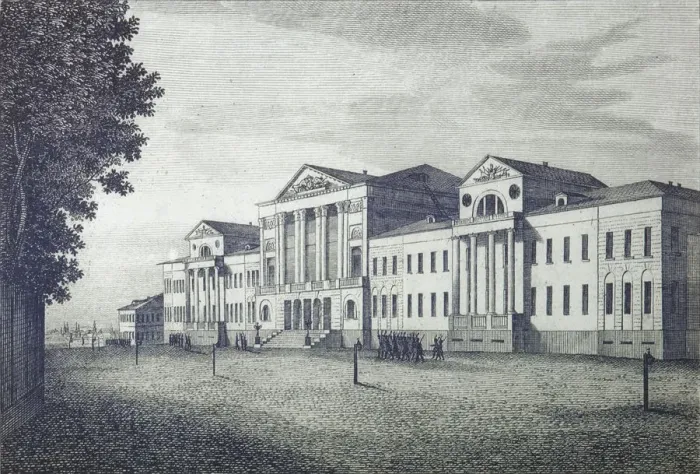 Framed Print : Military Hospital at Lefortovo, 1824 Framed Print : Military Hospital at Lefortovo, 1824