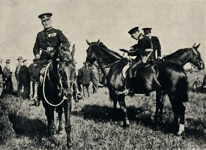 Framed Print : At Military Manoeuvres, c1916, (1945). Creator: Unknown Framed Print : At Military Manoeuvres, c1916, (1945). Creator: Unknown
