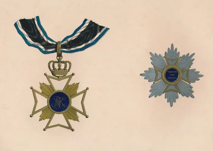 Framed Print : The Military Order of Max Joseph, c19th century Framed Print : The Military Order of Max Joseph, c19th century
