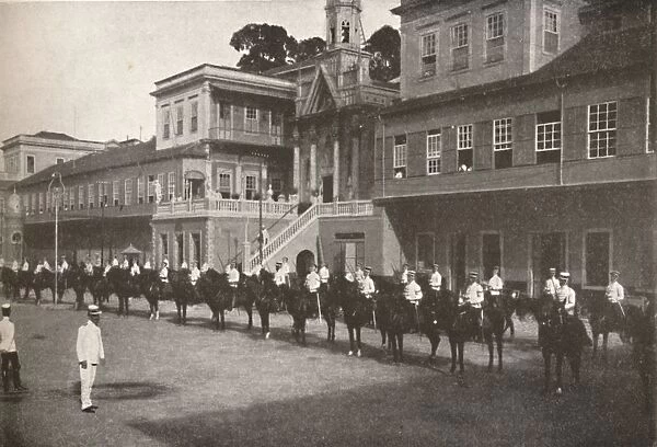 At the Military Police Head-quarters, 1914