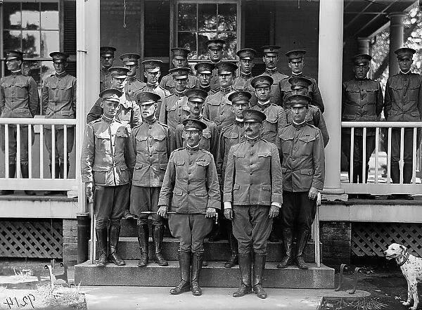 Military Training, 1917 or 1918. Creator: Harris & Ewing. Military Training, 1917 or 1918. Creator: Harris & Ewing