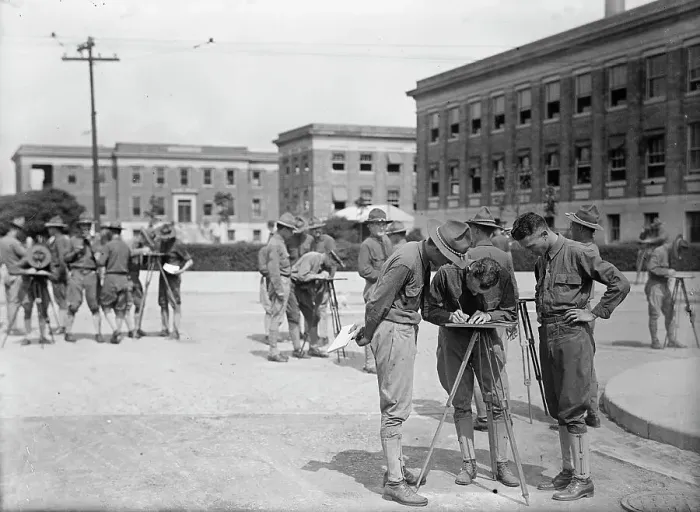 Framed Print : Military Training, 1917 or 1918. Creator: Harris & Ewing. Military Training, 1917 or 1918. Creator: Harris & Ewing Framed Print : Military Training, 1917 or 1918. Creator: Harris & Ewing. Military Training, 1917 or 1918. Creator: Harris & Ewing