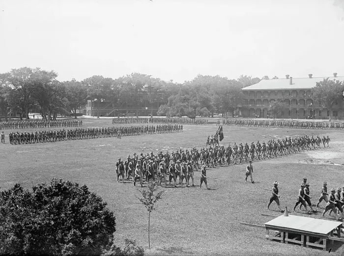 Framed Print : Military Training, 1917 or 1918. Creator: Harris & Ewing. Military Training, 1917 or 1918. Creator: Harris & Ewing Framed Print : Military Training, 1917 or 1918. Creator: Harris & Ewing. Military Training, 1917 or 1918. Creator: Harris & Ewing