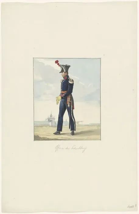 Framed Print : Militia, 1830-1831. Creator: Anon Framed Print : Militia, 1830-1831. Creator: Anon
