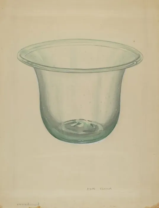 Framed Print : Milk Bowl, c. 1936. Creator: John Dana Framed Print : Milk Bowl, c. 1936. Creator: John Dana