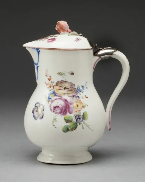 Framed Print : Milk Jug, Mennecy, 1750-60. Creator: Mennecy Porcelain Factory Framed Print : Milk Jug, Mennecy, 1750-60. Creator: Mennecy Porcelain Factory