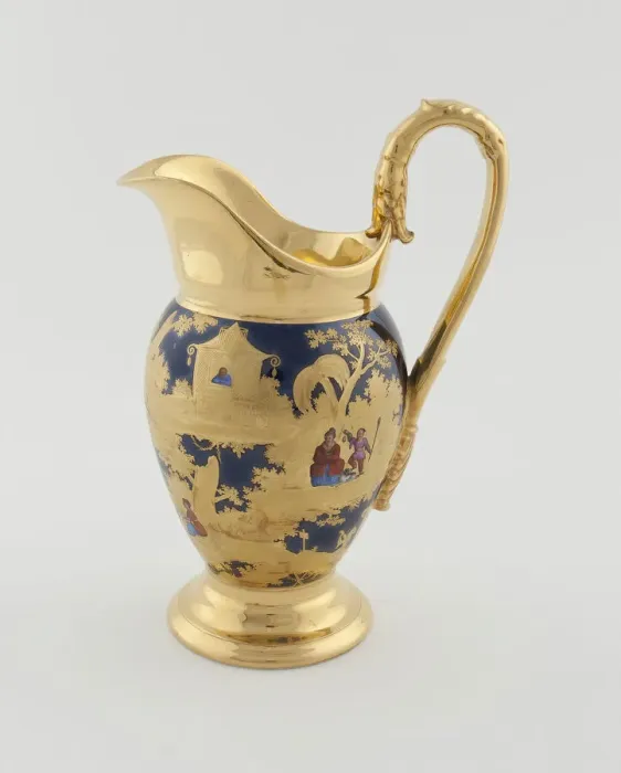 Framed Print : Milk Jug, Paris, c. 1820. Creator: Denuelle Porcelain Manufactory Framed Print : Milk Jug, Paris, c. 1820. Creator: Denuelle Porcelain Manufactory