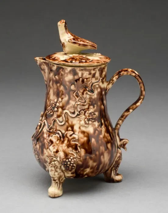 Framed Print : Milk Jug, Staffordshire, 1760 / 70. Creator: Staffordshire Potteries Framed Print : Milk Jug, Staffordshire, 1760 / 70. Creator: Staffordshire Potteries