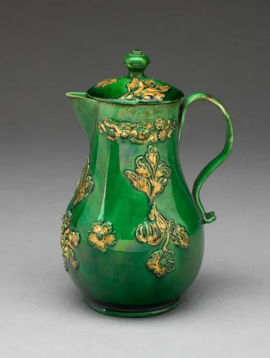 Framed Print : Milk Jug, Staffordshire, 1760 / 75. Creator: Staffordshire Potteries Framed Print : Milk Jug, Staffordshire, 1760 / 75. Creator: Staffordshire Potteries