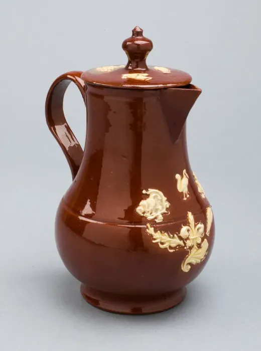 Framed Print : Milk Jug, Staffordshire, c. 1725 / 40. Creator: Staffordshire Potteries Framed Print : Milk Jug, Staffordshire, c. 1725 / 40. Creator: Staffordshire Potteries