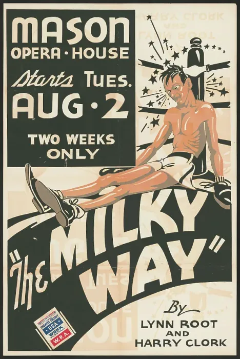 Framed Print : The Milky Way, Los Angeles, 1938. Creator: Unknown Framed Print : The Milky Way, Los Angeles, 1938. Creator: Unknown