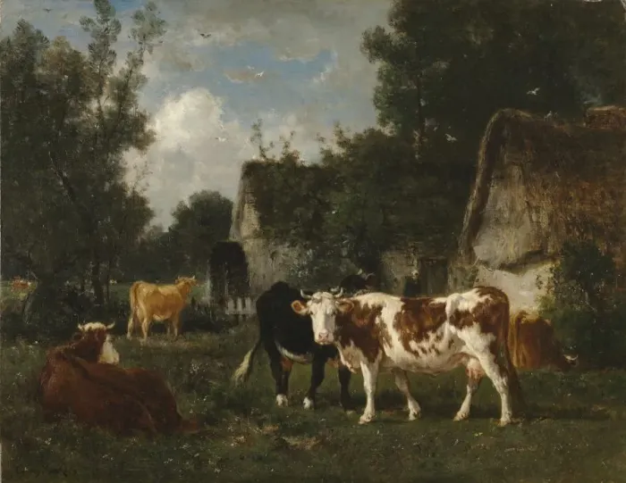 Framed Print : The Mill, 1873. Creator: Emile van Marcke (French, 1827-1890) Framed Print : The Mill, 1873. Creator: Emile van Marcke (French, 1827-1890)