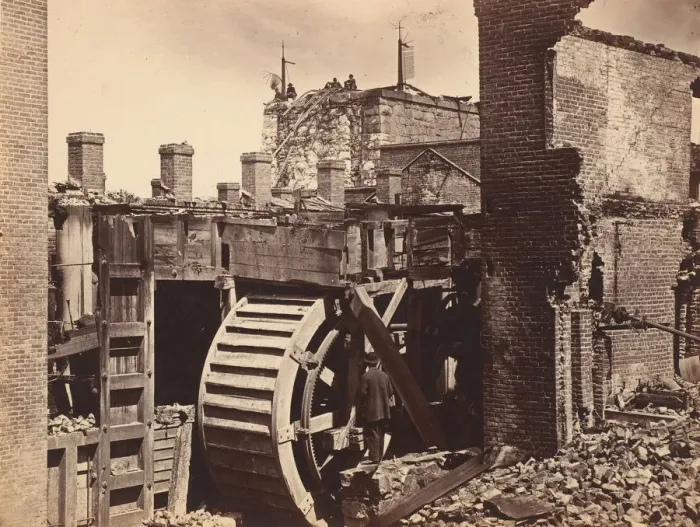 Framed Print : Mill, Richmond, Virginia, ca. 1865. Creator: Alexander Gardner Framed Print : Mill, Richmond, Virginia, ca. 1865. Creator: Alexander Gardner