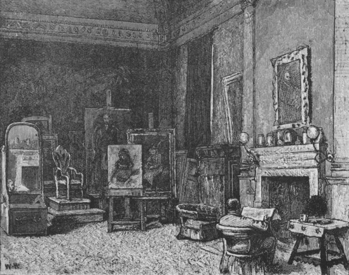 Framed Print : Millaiss Studio, 1890 Framed Print : Millaiss Studio, 1890