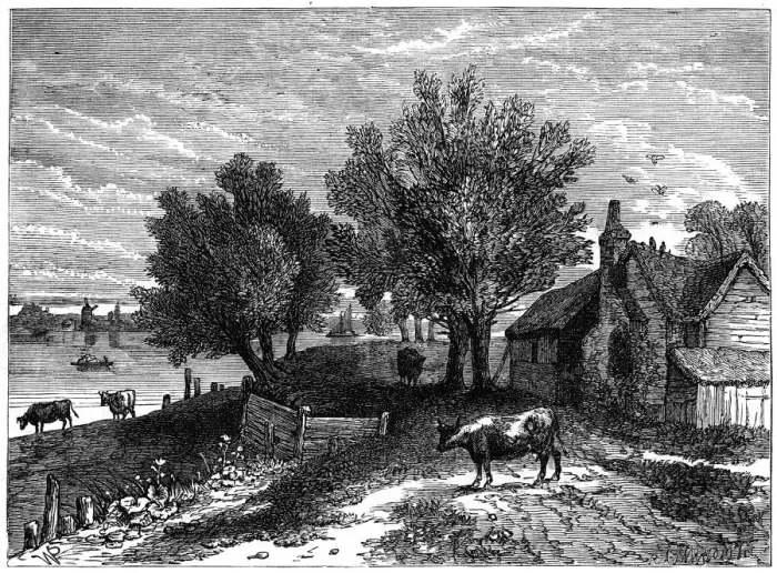 Framed Print : Millbank, London, c1800 (1891) Framed Print : Millbank, London, c1800 (1891)