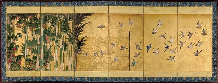Framed Print : Millet and Birds, ca 1625. Artist: Anonymous Framed Print : Millet and Birds, ca 1625. Artist: Anonymous