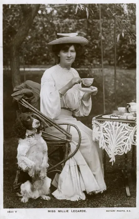 Framed Print : Millie Legarde, English actress, c1906. Artist: Rotary Photo Framed Print : Millie Legarde, English actress, c1906. Artist: Rotary Photo