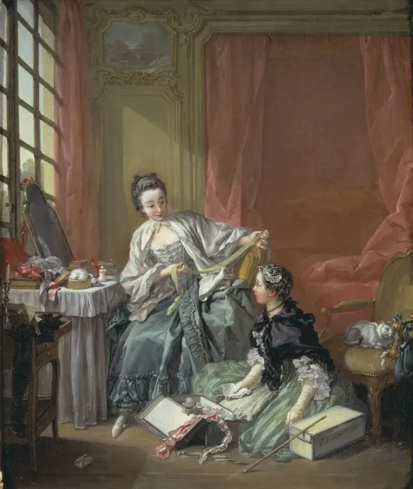 Framed Print : The Milliner, 1746 Framed Print : The Milliner, 1746