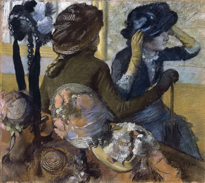 Framed Print : At the Milliners, 1882. Artist: Degas, Edgar (1834-1917) Framed Print : At the Milliners, 1882. Artist: Degas, Edgar (1834-1917)