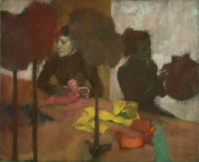 Framed Print : The Milliners, about 1882-before 1905. Creator: Edgar Degas Framed Print : The Milliners, about 1882-before 1905. Creator: Edgar Degas