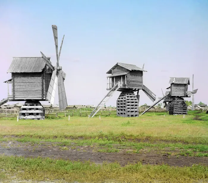 Framed Print : Mills (in Yalutorovsk district of Tobolsk Province), 1912. Creator: Sergey Mikhaylovich Prokudin-Gorsky Framed Print : Mills (in Yalutorovsk district of Tobolsk Province), 1912. Creator: Sergey Mikhaylovich Prokudin-Gorsky