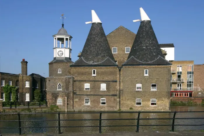Framed Print : Three Mills, Lea Valley, London