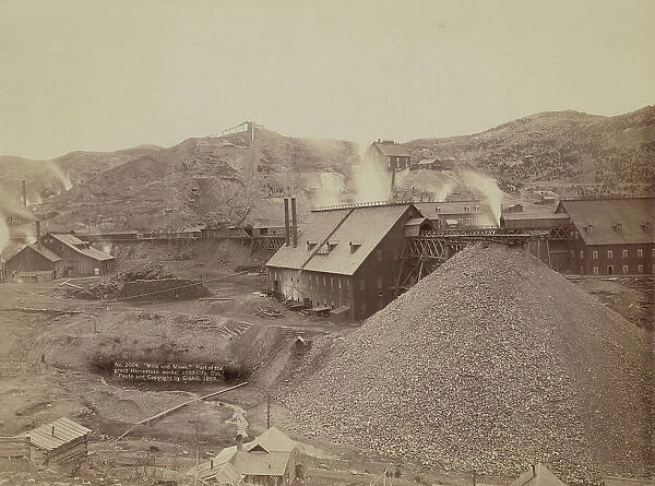 Mills and mines Part of the great Homestake works, Lead City, Dak, 1889. Creator: John C. H. Grabill