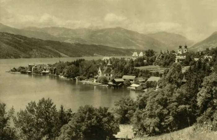 Framed Print : Millstatt am See, Carinthia, Austria, c1935. Creator: Unknown Framed Print : Millstatt am See, Carinthia, Austria, c1935. Creator: Unknown