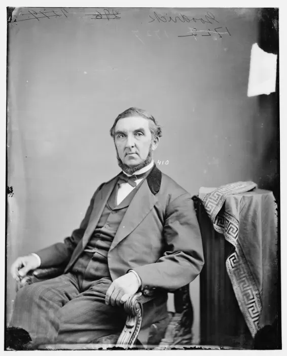 Framed Print : Milo Goodrich of New York, between 1860 and 1875. Creator: Unknown Framed Print : Milo Goodrich of New York, between 1860 and 1875. Creator: Unknown