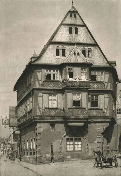 Framed Print : Miltenberg a. Main - Gasthaus zum Riesen, 1931. Artist: Kurt Hielscher Framed Print : Miltenberg a. Main - Gasthaus zum Riesen, 1931. Artist: Kurt Hielscher