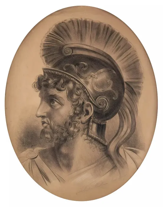 Framed Print : Miltiades the Younger, End of 19th cen. Creator: Vaublanc, Alix de (active End of 19th-Early 20th cen.) Framed Print : Miltiades the Younger, End of 19th cen. Creator: Vaublanc, Alix de (active End of 19th-Early 20th cen.)