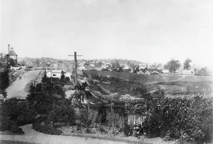 Framed Print : Milton Road and Milton Brewery, Brisbane, Queensland from John Fenwick's house, 1881 Framed Print : Milton Road and Milton Brewery, Brisbane, Queensland from John Fenwick's house, 1881