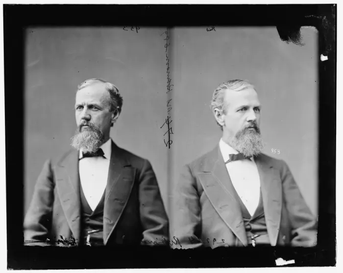 Framed Print : Milton S. Robinson of Indiana, 1865-1880. Creator: Unknown Framed Print : Milton S. Robinson of Indiana, 1865-1880. Creator: Unknown
