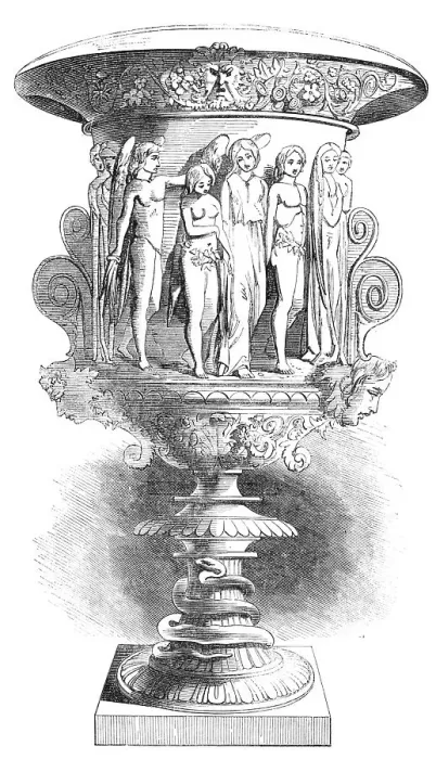 Framed Print : The Milton Vase, 1857. Creator: Unknown Framed Print : The Milton Vase, 1857. Creator: Unknown