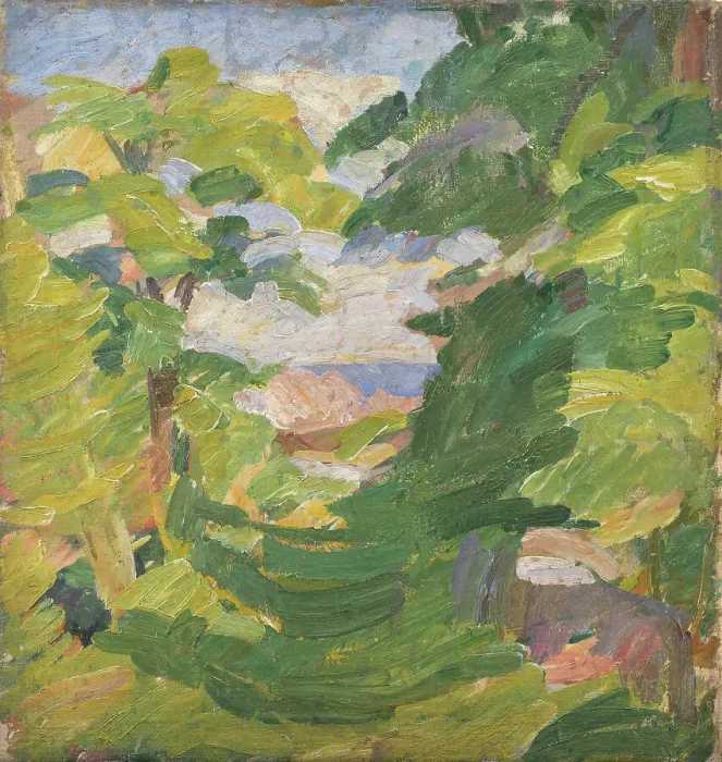 Framed Print : Mindet, Christianso, 1912. Creator: Edvard Weie Framed Print : Mindet, Christianso, 1912. Creator: Edvard Weie