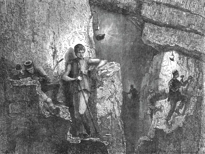 Framed Print : Miners of the Hartz; From Alsace to the Hartz, 1875. Creator: Unknown Framed Print : Miners of the Hartz; From Alsace to the Hartz, 1875. Creator: Unknown