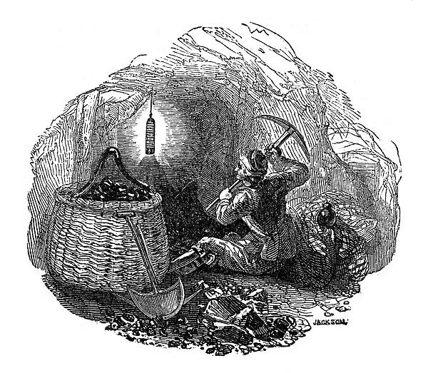 Miners safety lamp, 1833. Artist: Jackson
