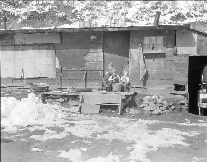 Framed Print : Miner's shack, Blue Blaze coal mine, Consumers, near Price, Utah, 1936. Creator: Dorothea Lange Framed Print : Miner's shack, Blue Blaze coal mine, Consumers, near Price, Utah, 1936. Creator: Dorothea Lange
