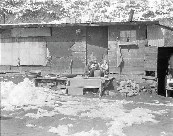 Miner's shack, Blue Blaze coal mine, Consumers, near Price, Utah, 1936. Creator: Dorothea Lange