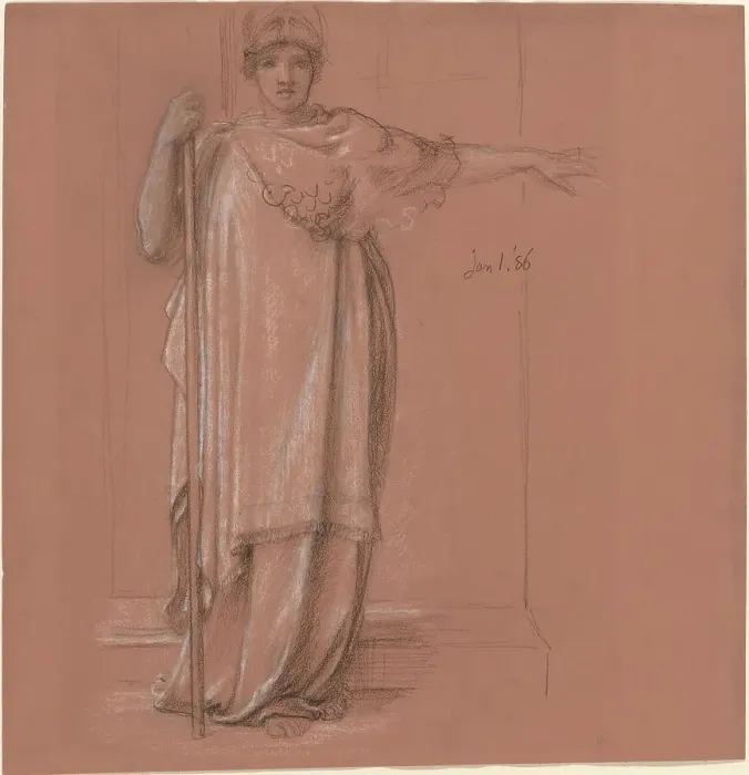 Framed Print : Minerva, 1886. Creator: Edward John Poynter Framed Print : Minerva, 1886. Creator: Edward John Poynter