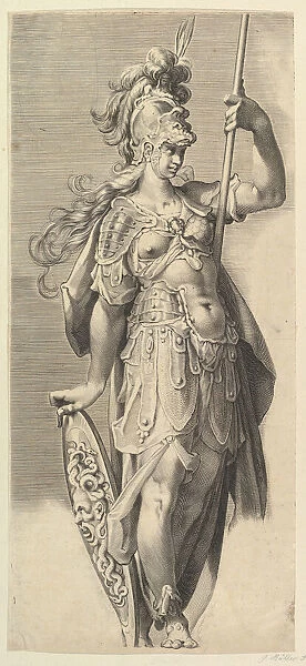 Minerva, ca. 1632. Creators: Bartholomeus Spranger, Jan Muller
