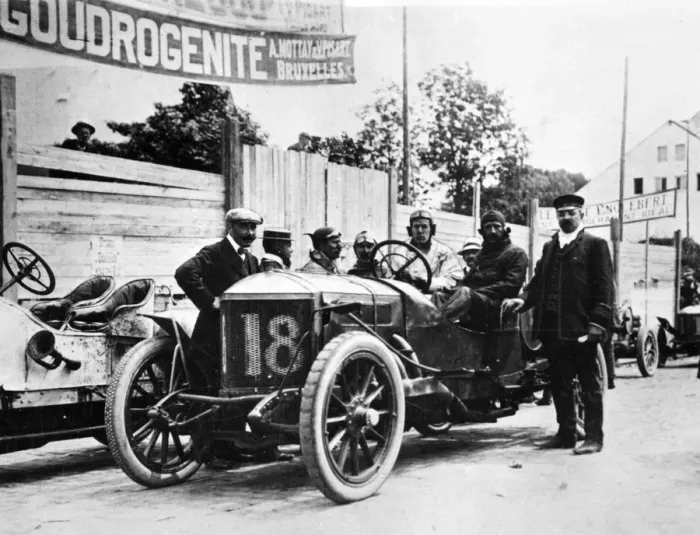 Framed Print : Minerva, Lord Brabazon during 1907 Circuit des Ardennes. Creator: Unknown Framed Print : Minerva, Lord Brabazon during 1907 Circuit des Ardennes. Creator: Unknown