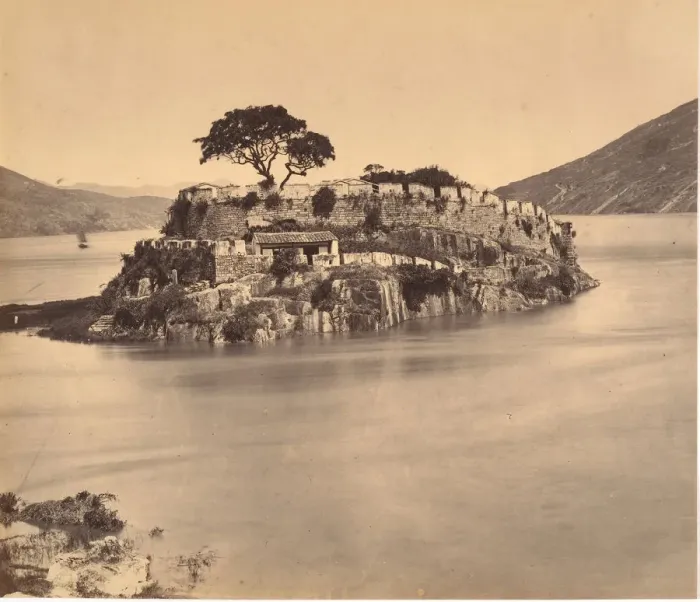 Framed Print : Ming Gam Pass River Min, ca. 1869. Creator: Attributed to Tung Hing Framed Print : Ming Gam Pass River Min, ca. 1869. Creator: Attributed to Tung Hing