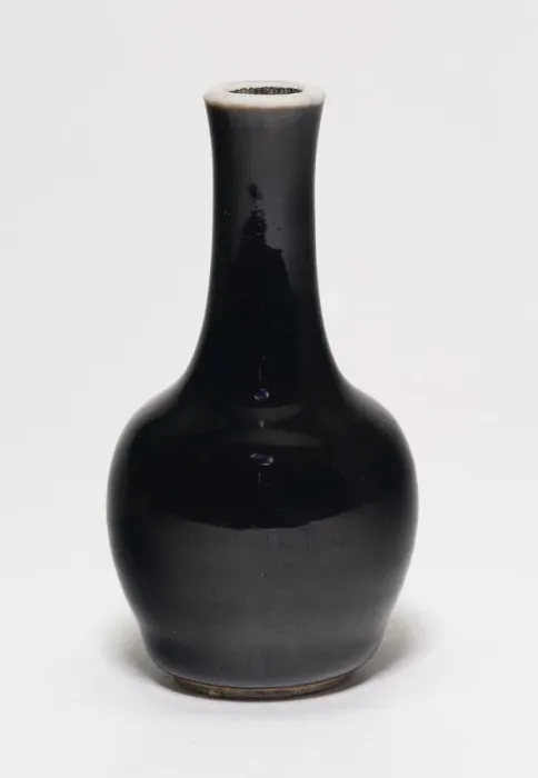 Framed Print : Miniature Bottle-Shaped Vase, Qing dynasty (1644-1911) or later. Creator: Unknown Framed Print : Miniature Bottle-Shaped Vase, Qing dynasty (1644-1911) or later. Creator: Unknown