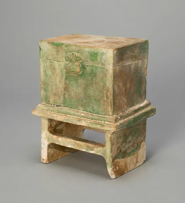 Framed Print : Miniature Box on a Stand (Mingqi), Ming dynasty (1368-1644). Creator: Unknown Framed Print : Miniature Box on a Stand (Mingqi), Ming dynasty (1368-1644). Creator: Unknown