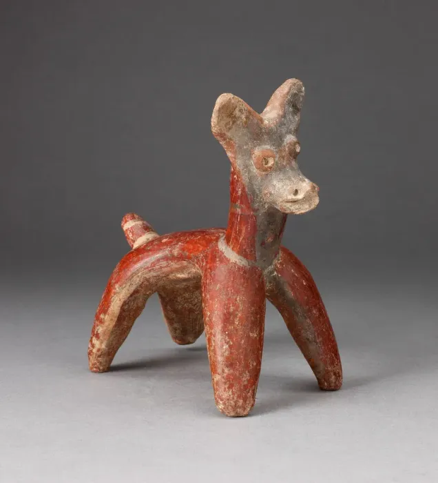Framed Print : Miniature Figure of a Standing Deer, 100 B. C. / A. D. 300. Creator: Unknown Framed Print : Miniature Figure of a Standing Deer, 100 B. C. / A. D. 300. Creator: Unknown